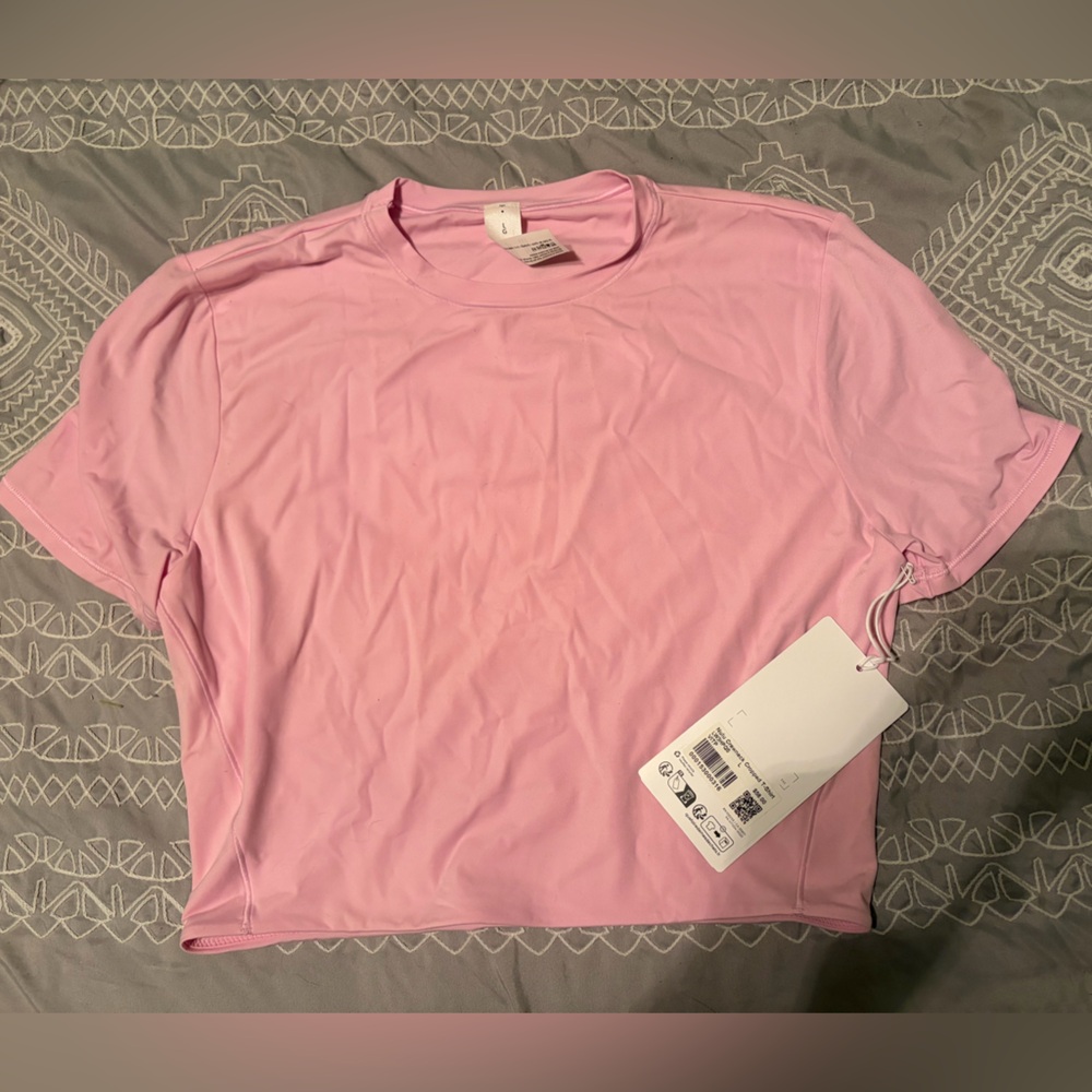 Lululemon Nulu Crewneck Cropped T-Shirt